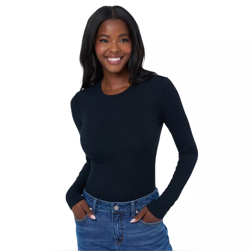 NWT Edited by Remi Bader Women's Long Sleeve Bodysuit